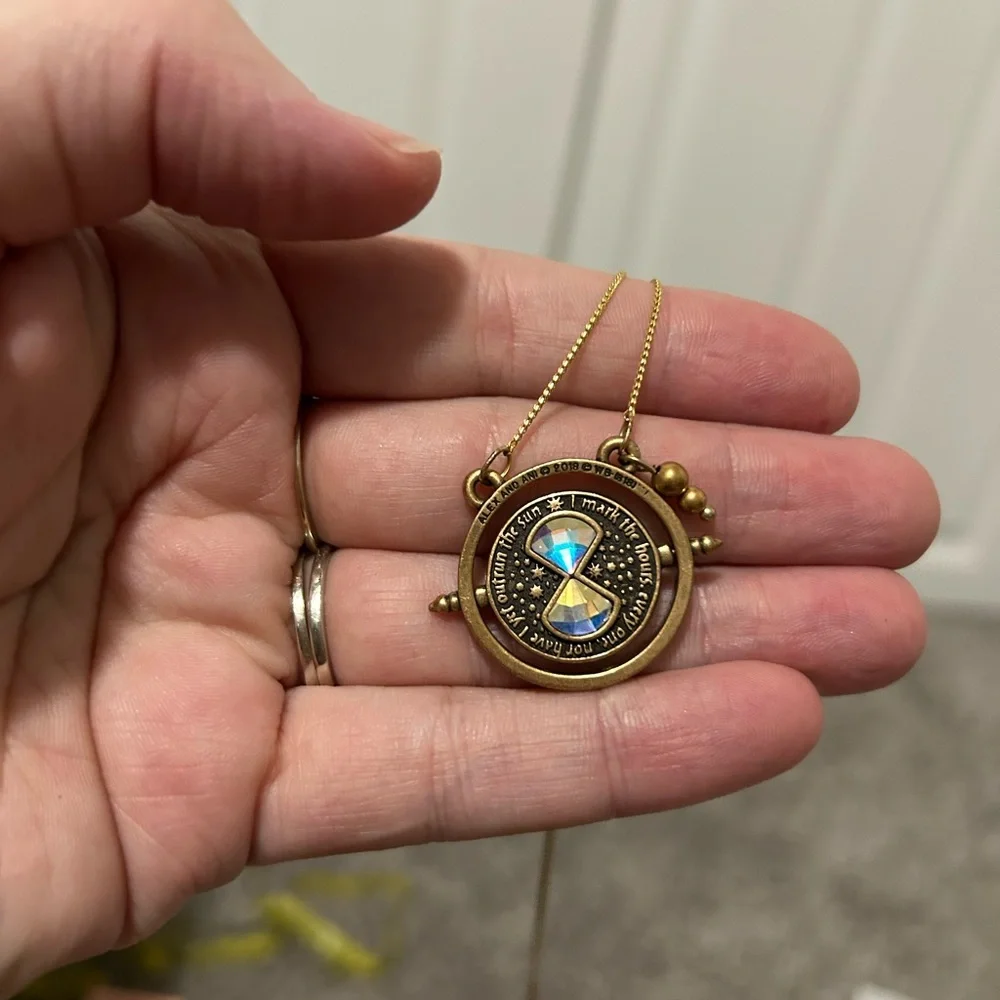 Alex and Ani Time Turner Necklace Broken Chain - Picture 3 of 5